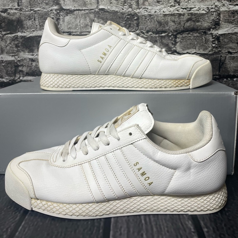 Adidas Samoa White US Mens Size 10.5 F37599